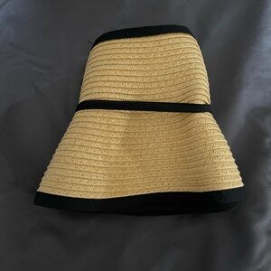 J. Crew Factory Tan and Black Women's Hat